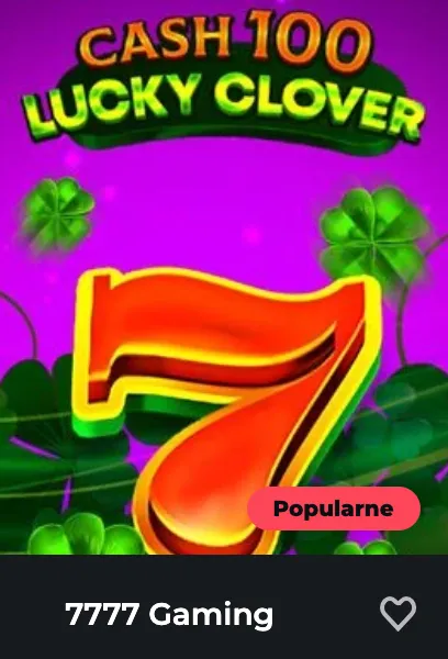 Automat Cash 100 Lucky Clover w Boomerang Casino